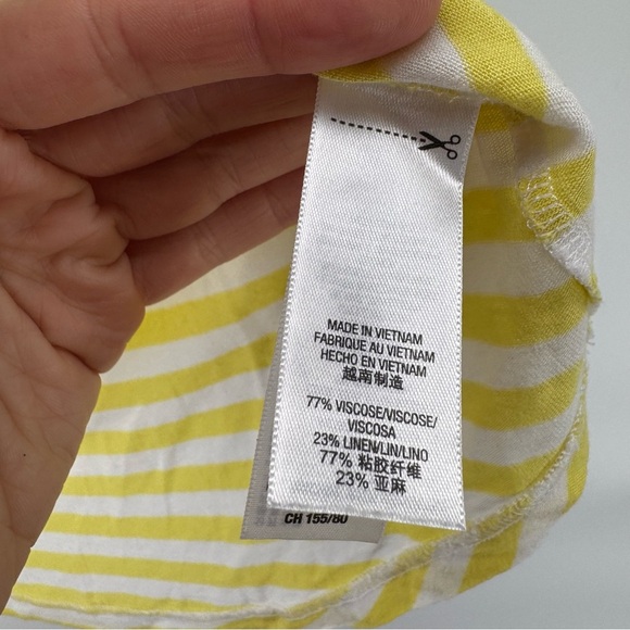 Juicy Couture Viscose Linen Yellow T-Shirt - Picture 4 of 7